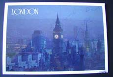 front of card