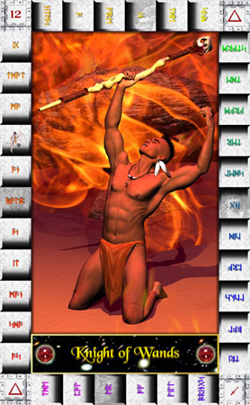 Tarot Knight of Wands