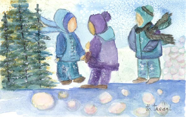 Aquarelle par Th&eacute;r&egrave;se Trudel