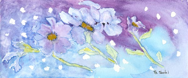Aquarelle par Th&eacute;r&egrave;se Trudel