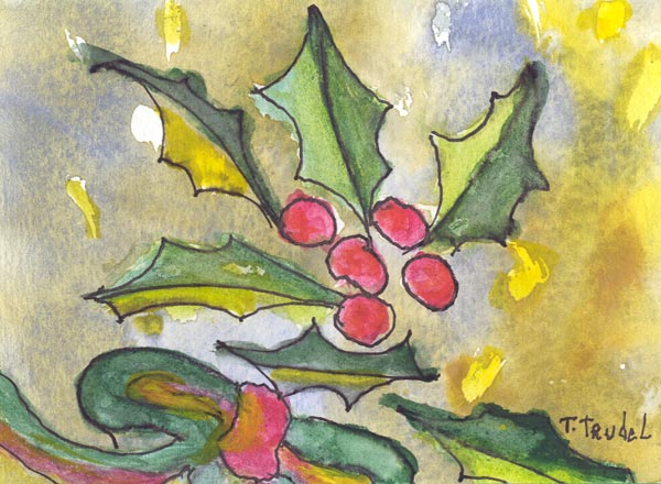 Aquarelle par Th&eacute;r&egrave;se Trudel