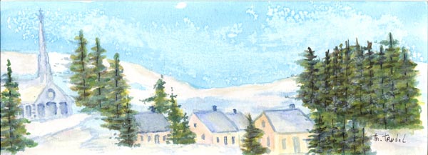 Aquarelle par Th&eacute;r&egrave;se Trudel