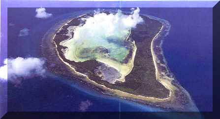 Aerial view of Astove