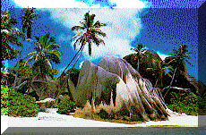 Image of La Digue's boulders