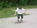 Josh skateboarding