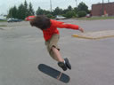 Nathan skateboarding