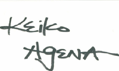 Keiko Agena Index Card