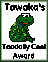 Tawaka's Toadally Cool Award