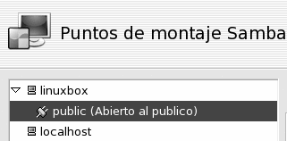 Eligiendo el directorio remoto a importar