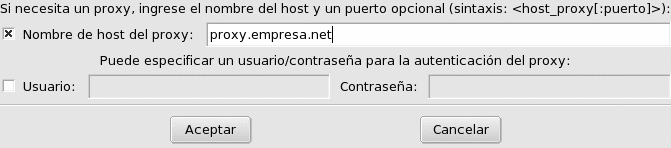 Rpmdrake – Configurando un proxy