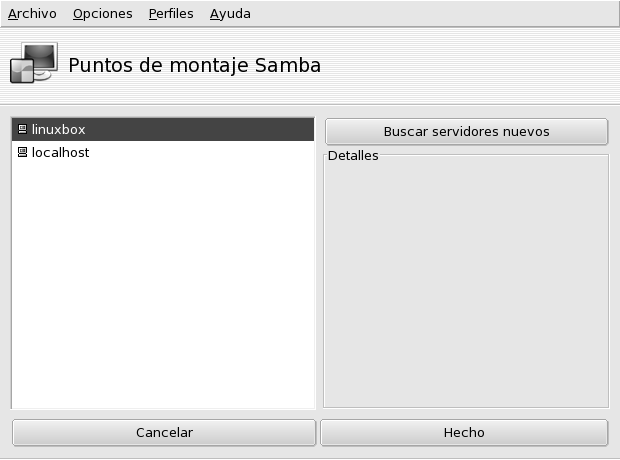 Examinando toda la red