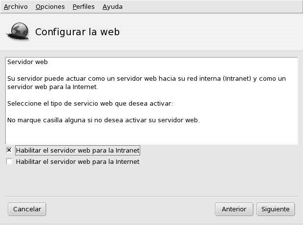 Definiendo desde donde se debería poder ver su servidor web