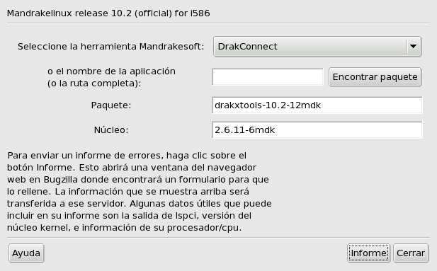 Reportando un error con Drakbug