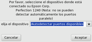 Especificando el tipo de conexión