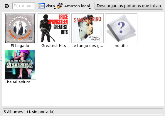 Administrador de portadas de amaroK