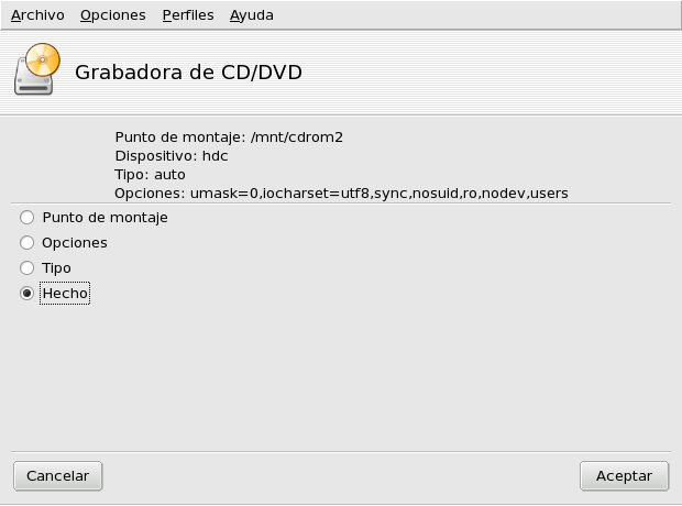 Cambiando un criterio
