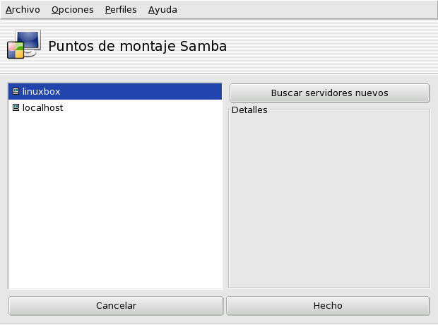 Examinando toda la red