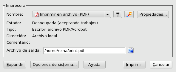 Generando un archivo PDF