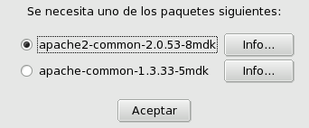 Rpmdrake — Alternativas de paquetes