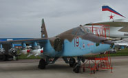 Avi�n de asalto Su-25SM en MAKS-2003