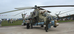Mi-35M, variante modernizada de Mi-24, en MAKS-2003