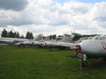 Exposici�n de los aviones desarrollados en el bur� dise�ador MiG (Mikoy�n y Gur�vich)