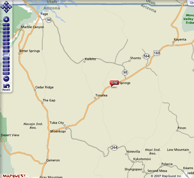 Map & Driving Directions to the Wedding in Arizona