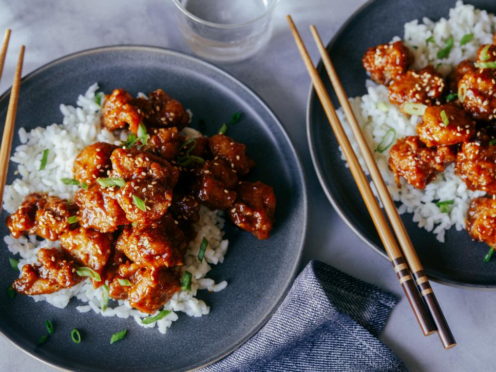 Ginger chicken with rice