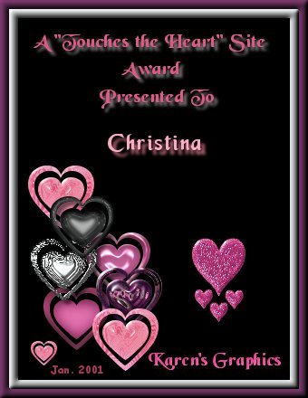 A Touches the Heart Site Award