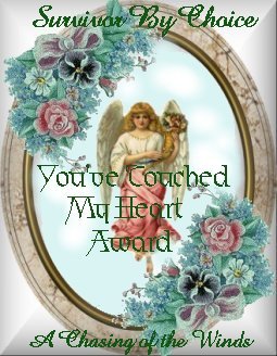 You Touched my Heart Award from Eve