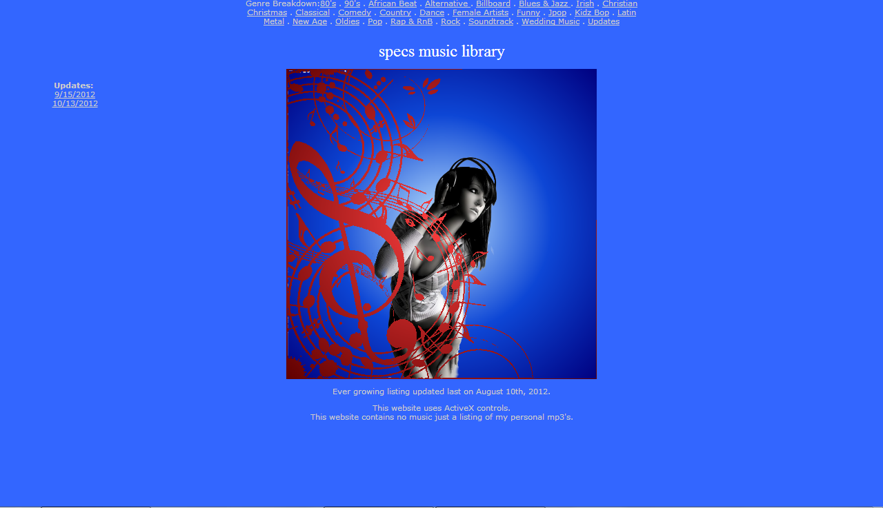 Personal Music Library