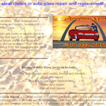 Autoglass Xpress website HTML & CSS