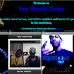 Truchi Iam musician's website landing page