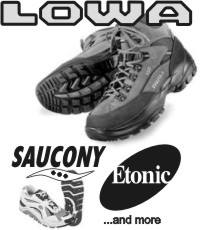 Lowa, Saucony, Etonic and more