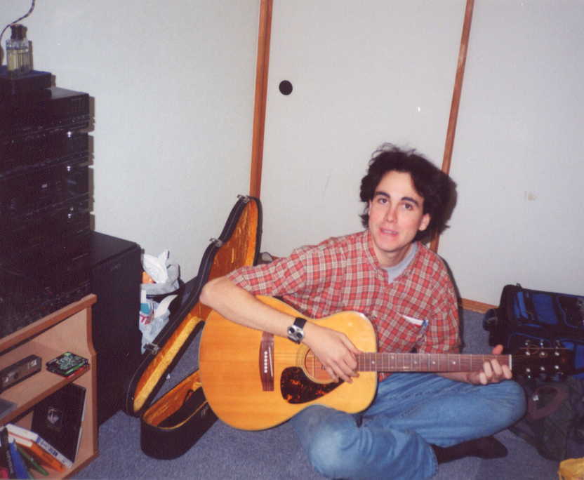 Second hand guitar and stereo