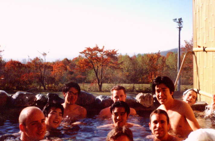 Open-roof OFURO in the mountains