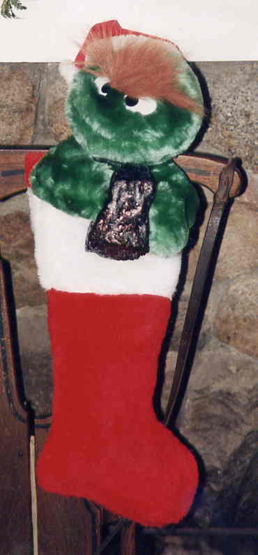 Coal in Stocking for X-mas
