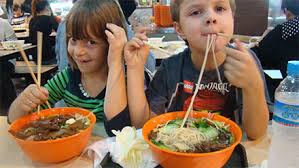 Kids Eating
