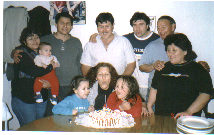 Parte de mi Familia en el Cumplea�os de mi mama