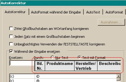AutoKorrektur?