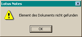 Element nicht gefunden