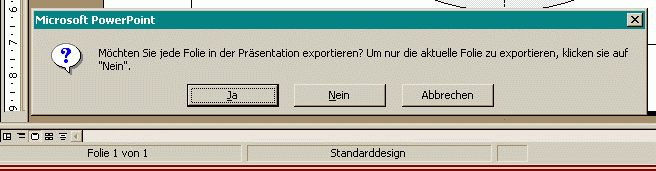 Eine Folie!