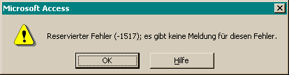 Fehler -1517