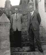 Joan Coromines i el Dr.Fernando Antonio Mart�nez, redactor del Diccionario de construcci�n y r�gimen de la lengua castellana de Rufino Jos� Cuervo (1956). 
