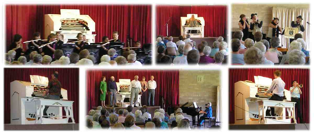 Photographs from the variety concert in 2006