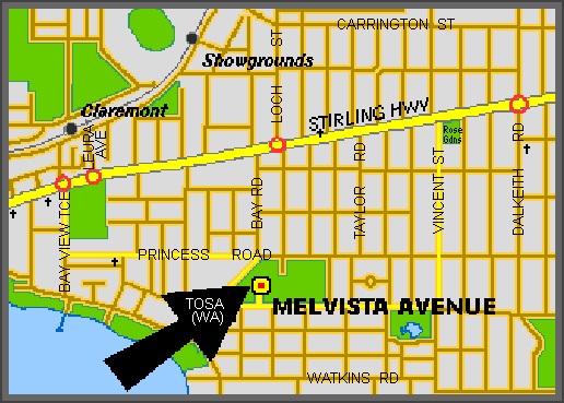 Map showing location of the John Leckie Music Centre