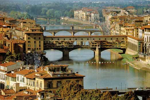 Rio Arno e Ponte Vecchio