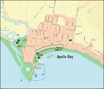 Map Of Apollo Bay Tour Melbourne - Apollo Bay Map