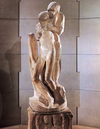 La Pietà Rondanini, ultimo capolavoro incompiuto di Michelangelo