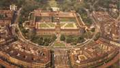 Aerial view of the Sforzesco Castle